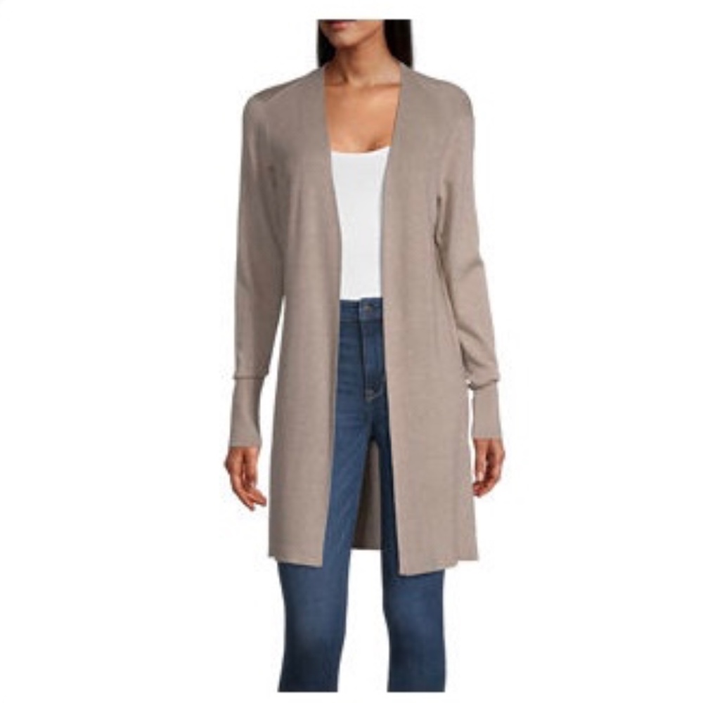 Worthington Women's Long Sleeve Open Front Cardigan
